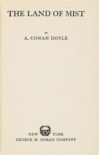 DOYLE, ARTHUR CONAN. The Land of Mist.
